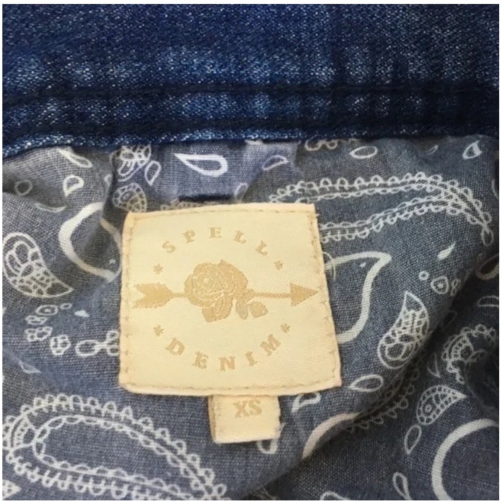 Spell And The Gypsy Collective X Free People Wanderlust Embroidered Jeans NWT - Picture 10 of 14